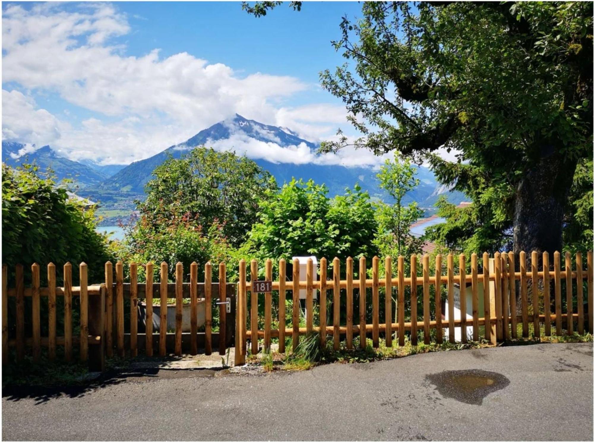 Chalet With View Of The Mountains And The Thun Lake Sigriswil Exterior photo